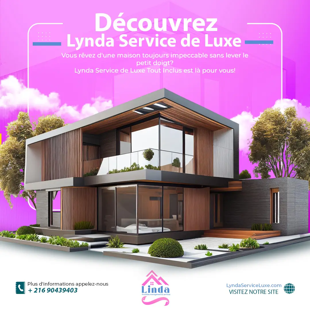 DANA CREATIVE AGENCY COLLABORATION LYNDA SERVICE DE LUXE TUNISIE , MARKETING DIGITALE